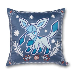 Glaceon Pokémon Holiday Blue Throw Pillow Case
