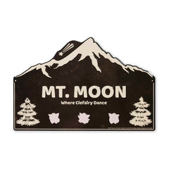 Mt. Moon Metal Sign