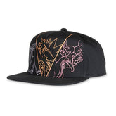 Galarian Articuno, Galarian Zapdos & Galarian Moltres Black Flat-Bill Hat (One Size-Adult)