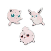 Igglybuff, Jigglypuff & Wigglytuff Pokémon Pins (3-Pack)