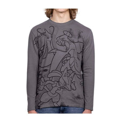 Sinnoh Champion Team Gray Fitted Long-Sleeve T-Shirt - Adult