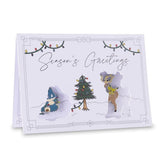 Pikachu, Stantler & Munchlax Pokémon Winter Wonders Pokémon Pins & Greeting Card