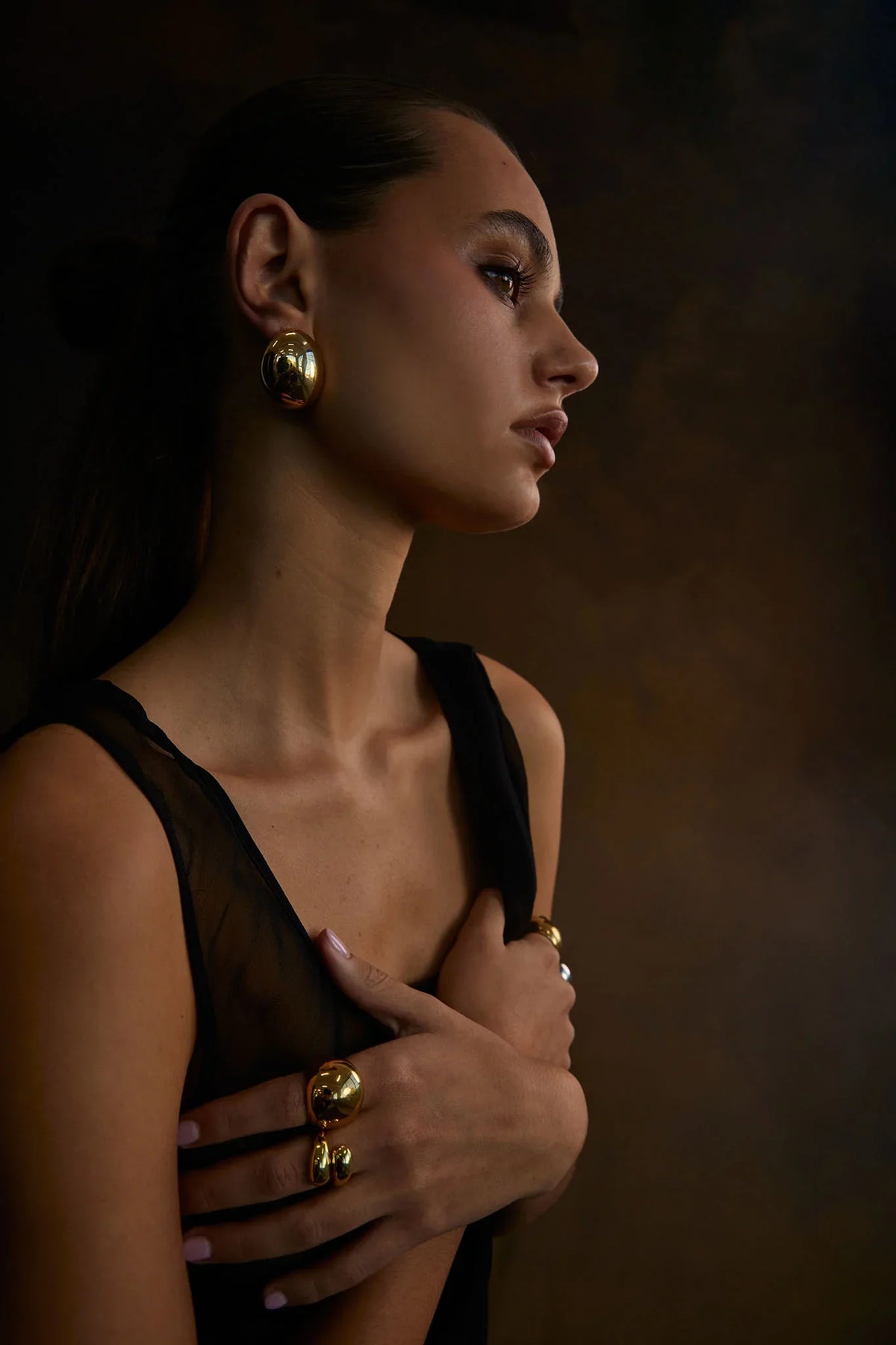 NOAH Solid Earrings Gold
