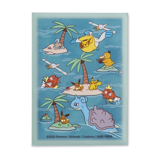Pokémon TCG: Pokémon Sunny Sea Card Sleeves (65 Sleeves)