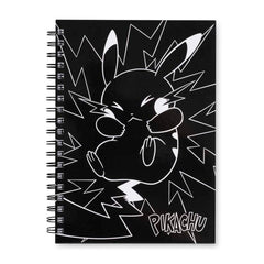 Pikachu Comic-Style Spiral Notebook (200 Pages)